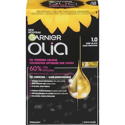 Garnier Olia Oil Powered Colour 1.0 Deep Black 1 ea, $13.11/1ea