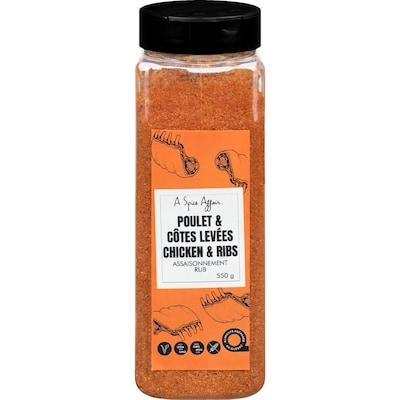 A Spice Affair Poulet et côtes levées assaisonnement 550 g, 2,73 $/100g