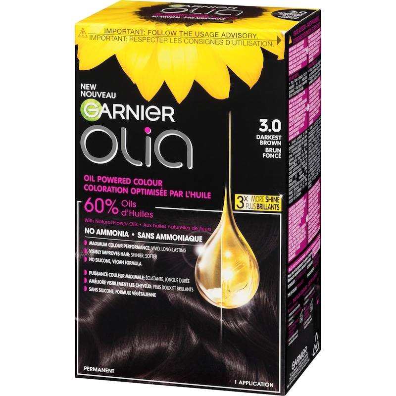 Olia Oil Powered Colour 3.0 Darkest Brown
