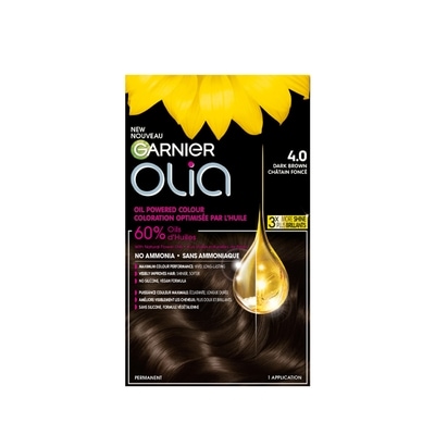 Garnier Olia coloration optimisée par l'huile 4.0 châtain foncé 1 ea, 17,99 $/1ch