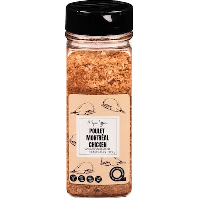 A Spice Affair Poulet montréalais assaisonnement 325 g, 3,38 $/100g