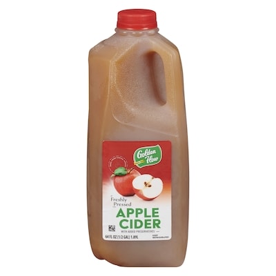 Golden Flow Freshly Pressed Apple Cider 1.89 l, $0.56/100ml
