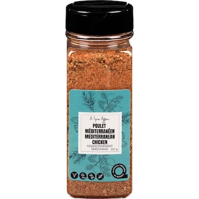 A Spice Affair Mediterranean Chicken Seasoning 325 g, $4.61/100g