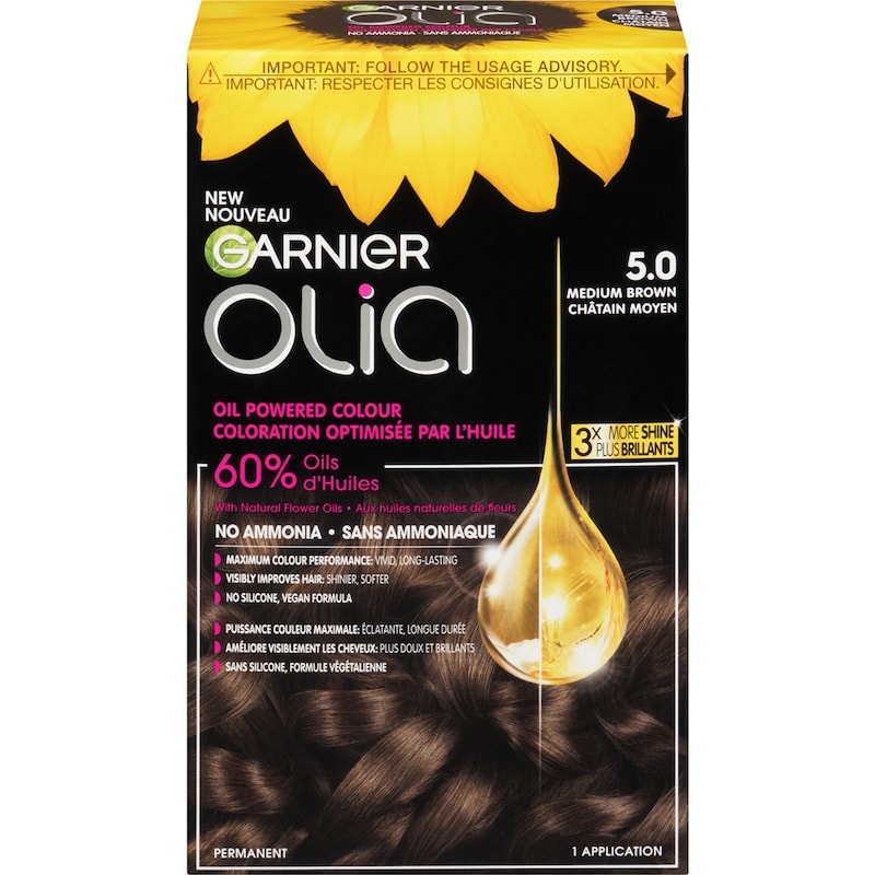 Olia Oil Powered Colour 5.0 Medium Brown