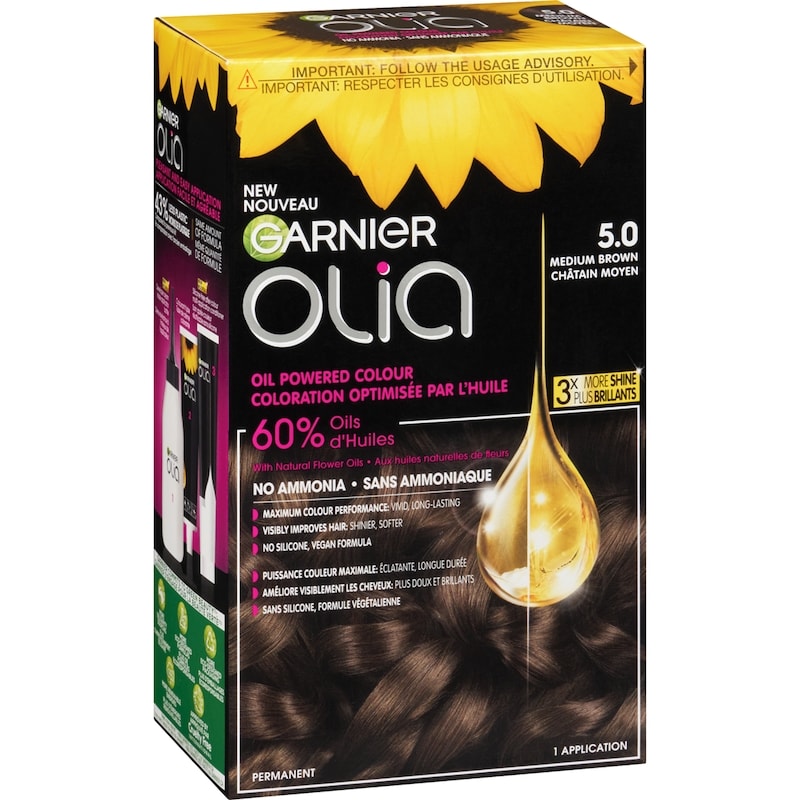 Olia Oil Powered Colour 5.0 Medium Brown