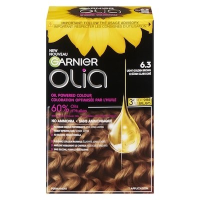 Garnier Olia Permanent Hair Dye No Ammonia and Oil Powered, 1 pack Light Golden Blonde 1 ea, $15.99/1ea