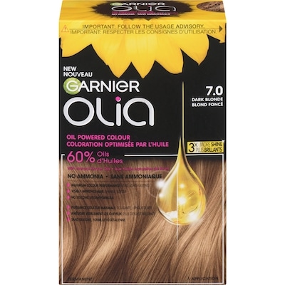 Garnier Olia Oil Powered Colour 7.0 Dark Blonde 1 ea, $13.11/1ea