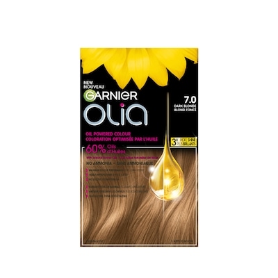 Garnier Olia Coloration Permanente Sans Ammoniaque Optimisée par l'Huile, 1 unité BLOND FONCÉ 1 ea, 17,49 $/1ch
