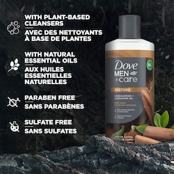 Dove Men+Care Body Wash to Repair Dry Skin Sandalwood + Cardamom