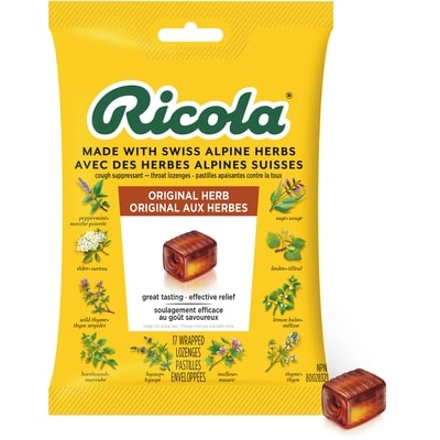 Ricola Original Herb Cough Drops 17 count 17 ea, $0.29/1ea