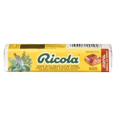 Ricola Pastilles contre la toux aux herbes originales 9 ea, 0,22 $/1ch