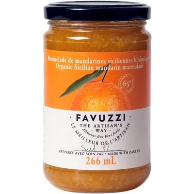 Favuzzi Marmelade oranges sanguines Siciliennes biologiques 266 ml, 4,88 $/100ml