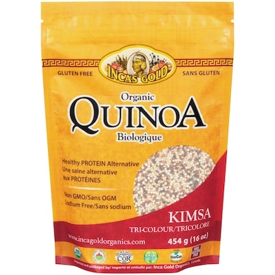 Inca's Gold Organic Tricolour Quinoa 454 g, $2.20/100g