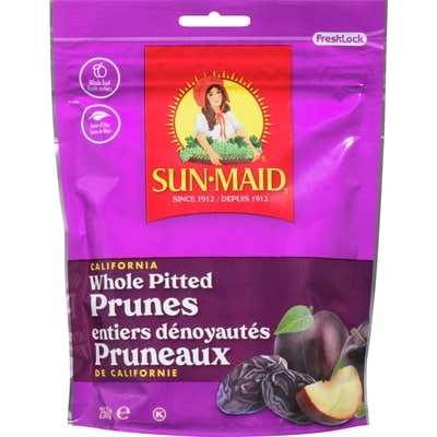 Sunmaid Prunes Pitted 250 g, $2.40/100g