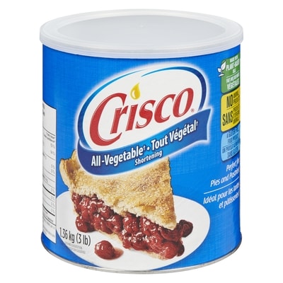Crisco Tout végétal shortening 1.36 kg, 0,92 $/100g
