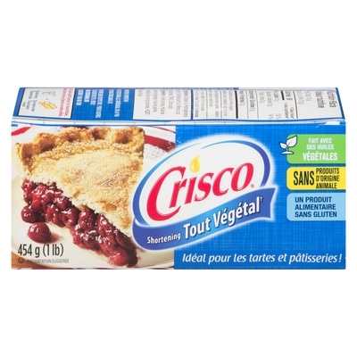 Crisco Shortening tout végétal 454 g, 0,99 $/100g