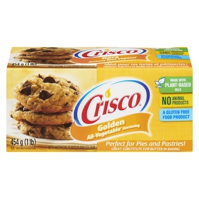 Crisco Golden All-Vegetable Shortening 454 g, $0.99/100g
