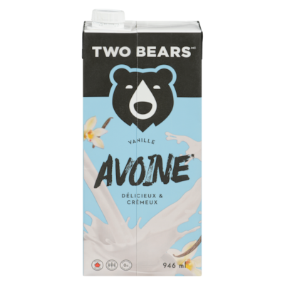 Two Bears Vanille avoine sans sucre ajouté 946 ml, 0,56 $/100ml