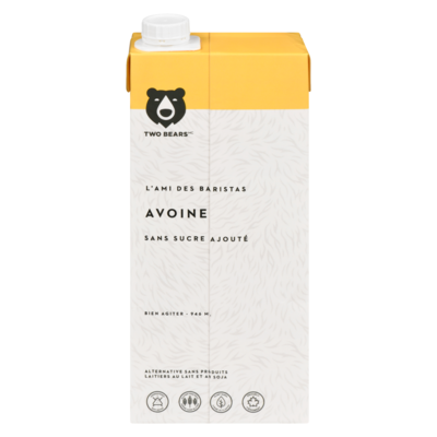 Two Bears Avoine barista 946 ml, 0,58 $/100ml
