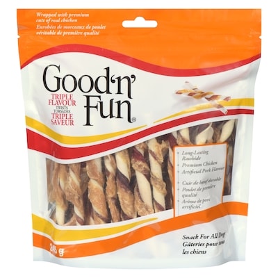 Good N Fun Torsades triple saveur 245 g, 6,53 $/100g
