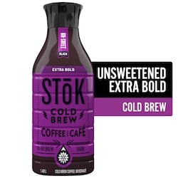 Stok Cold Brew Coffee, Black, Extra Bold
