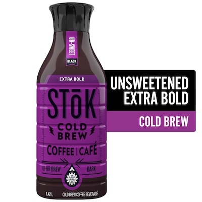 SToK Stok Cold Brew Coffee, Black, Extra Bold 1.42 l, $0.53/100ml