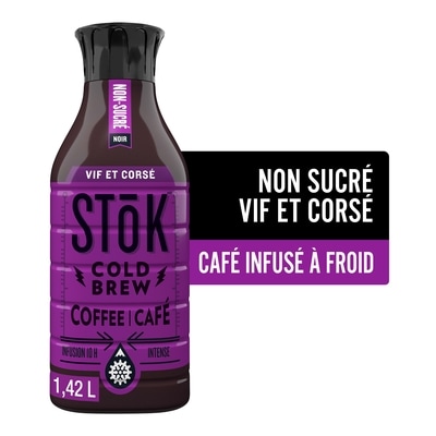SToK Café noir non sucré infusé à froid, vif et corsé 1.42 l, 0,46 $/100ml