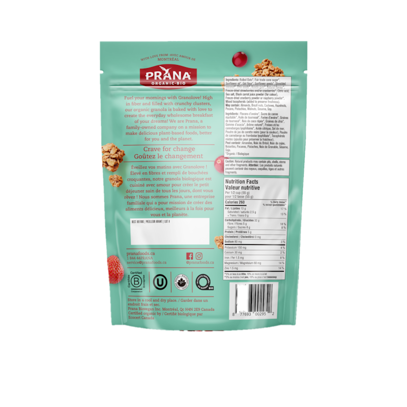 Granolove - Organic Mixed Berries Crunch Granola