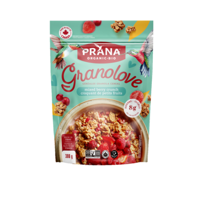 Prana Granolove - Granola Croquant de petits fruits 300 g, 2,16 $/100g