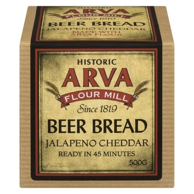Arva Flour Mill Pain à la bière cheddar jalapeno 500 g, 2,30 $/100g