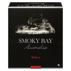 Smoky Bay Red Wine Shiraz (ID required at pick-up) 4 l, $1.05/100ml