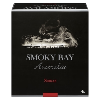 Smoky Bay Red Wine Shiraz (ID required at pick-up) 4 l, $1.25/100ml