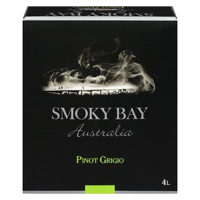 Smoky Bay White Wine Pinot Grigio (ID required at pick-up) 4 l, $1.05/100ml