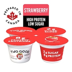 Danone Low Sugar Yogurt, Strawberry, 8g of Protein 380 g, $1.31/100g