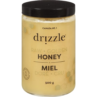 drizzle Honey Raw Golden 500 g, $3.40/100g