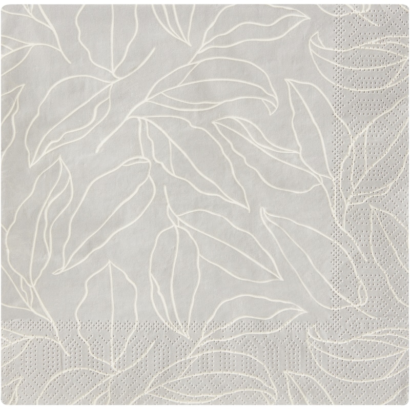 3-Ply Dinner Napkins, 40-Pack, Leaves