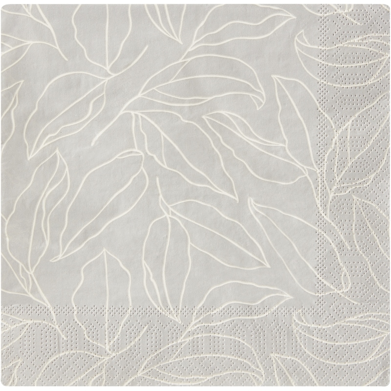 3-Ply Dinner Napkins, 40-Pack, Leaves