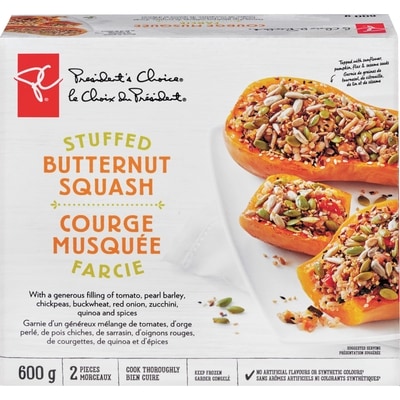 President's Choice Stuffed Butternut Squash 600 g, $2.67/100g