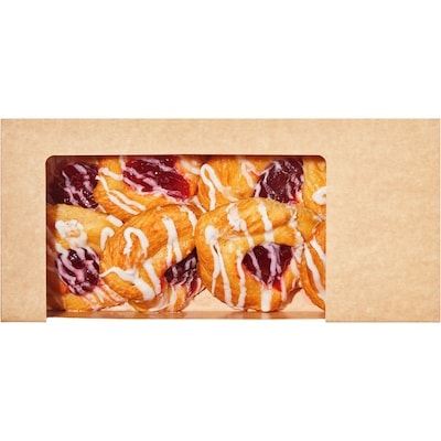 null Mini danoises aux framboises, paquet de 8 412 g, 1,21 $/100g