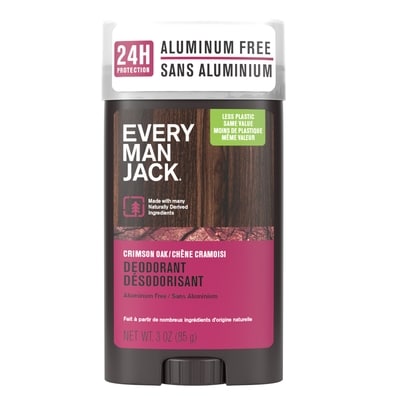 Every Man Jack Aluminum Free Deodorant, Crimson Oak 76 g, $13.14/100g