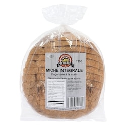 null Miche intégrale 750 g, 0,80 $/100g