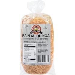 null Pain au quinoa 650 g, 0,92 $/100g