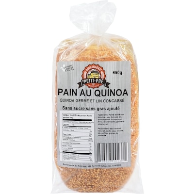 null Pain au quinoa 650 g, 0,92 $/100g