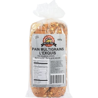 Exquisite Pain Multigrains L'Exquis 650 g, $0.92/100g