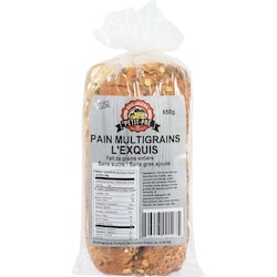 Exquisite Pain multigrains l'exquis 650 g, 0,92 $/100g