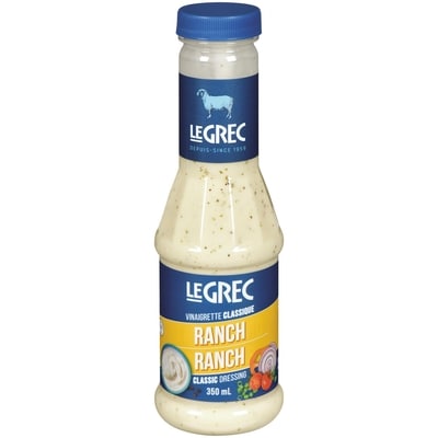 Le Grec Vinaigrette classique ranch 350 ml, 1,37 $/100ml