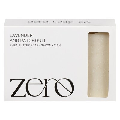 Zero Soap Co Soap Lavender & Patchouli 115 g, $7.82/100g