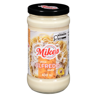 Mikes Sauce alfredo 410 ml, 1,70 $/100ml