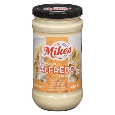 Mikes Sauce alfredo 410 ml, 1,70 $/100ml