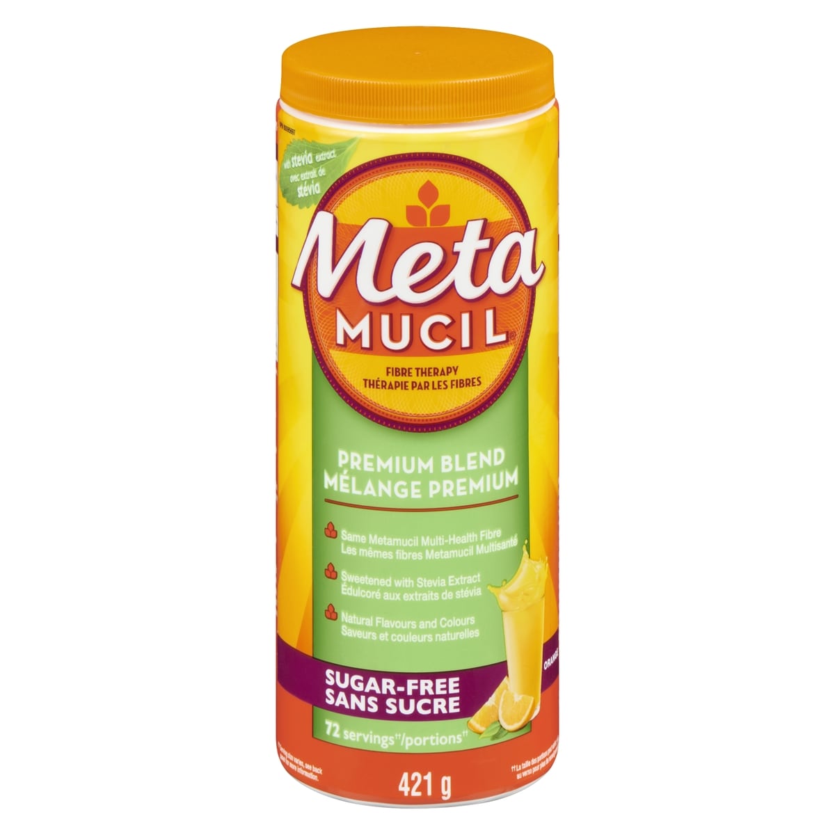 Metamucil Fibre Therapy Premium Blend, Orange Flavour 414 g, $7.24/100g